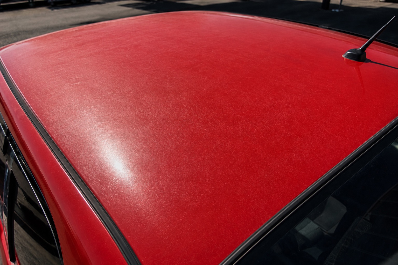 Paint oxidation on car — paint correction Melbourne
