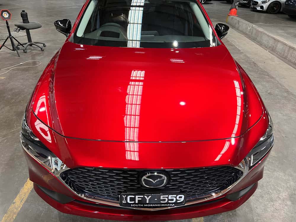 Mazda paint protection system